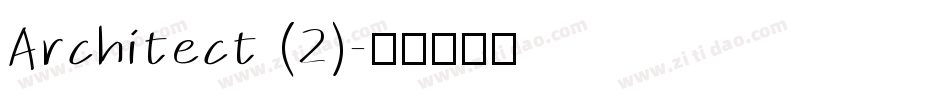 Architect (2)字体转换